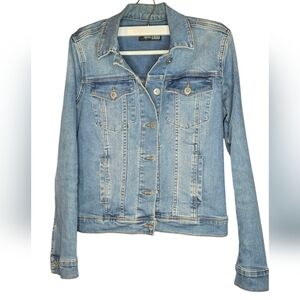 ARTICLES OF SOCIETY Los Angeles Denim Jacket Womens Sz. Small Blue Jean Cotton